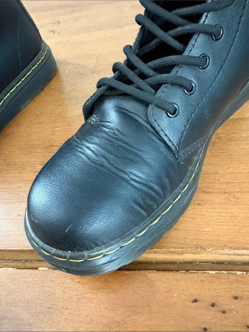 Dr. Martens Black Zavala Combat Boots  Size 5